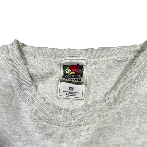 Vintage 90s KUTT 99.5 Distressed Heavyweight Sweatshirt - Picture 4 of 5